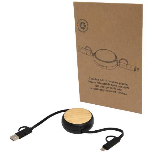 Chechia 100cm 5-in-1 Kabel aus recyceltem Kunststoff